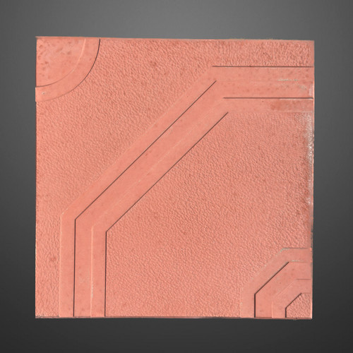 Rhyme square red - square, concrete